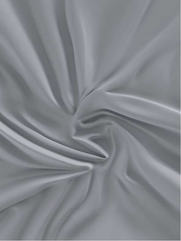 Kvalitex Lenzuolo in viscosa stretch 100x200cm grigio chiaro