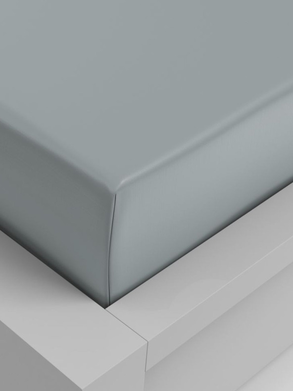 Kvalitex Lenzuolo con angoli in viscosa 80x200cm verde chiaro