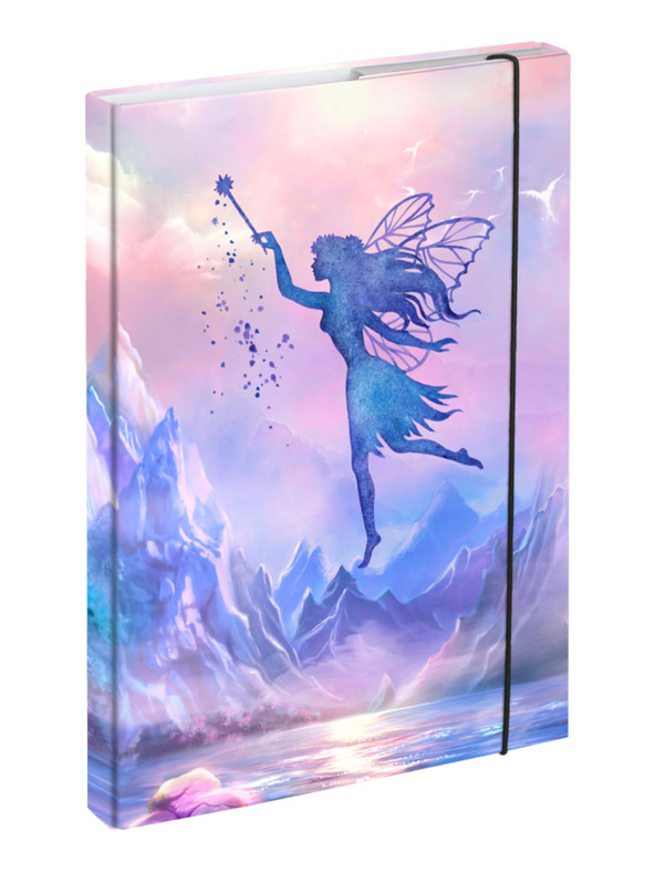 BAAGL  Copertina per quaderni A4 Viola Fata Baagl