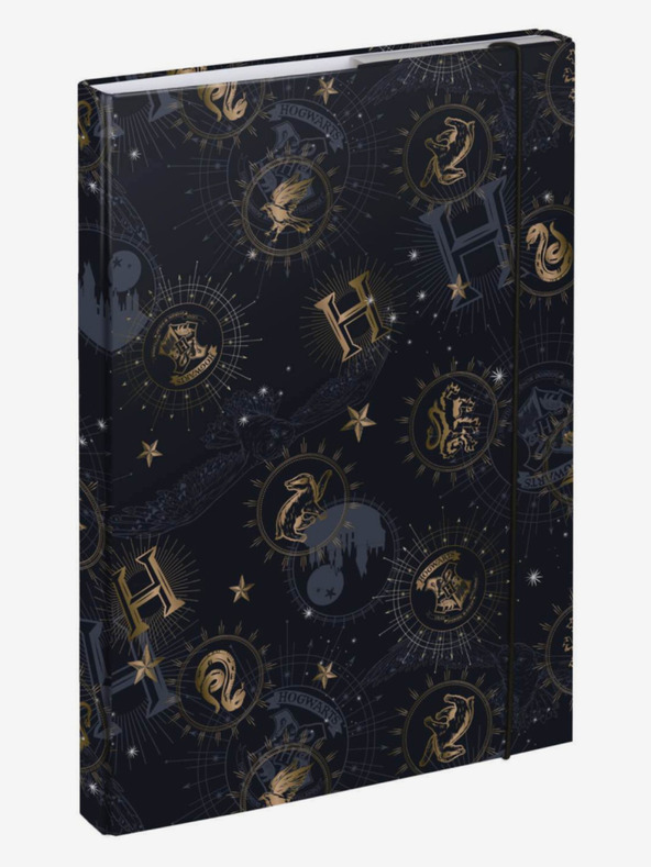 BAAGL  Copertina quaderno scuola nera A4 Harry Potter Hogwarts Baagl