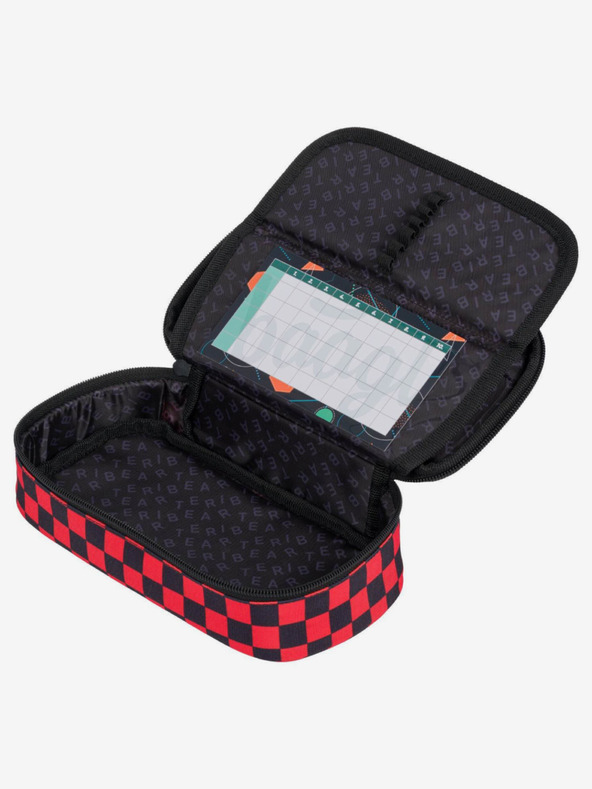 BAAGL  Astuccio scuola nero skate teribear Baagl