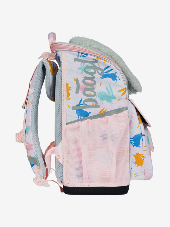 BAAGL  Zaino scuola beige Zippy Bunny Baagl