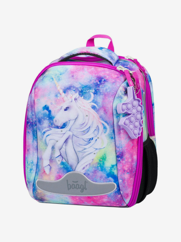 BAAGL  Zaino scuola rosa Baagl Shelly Unicorn