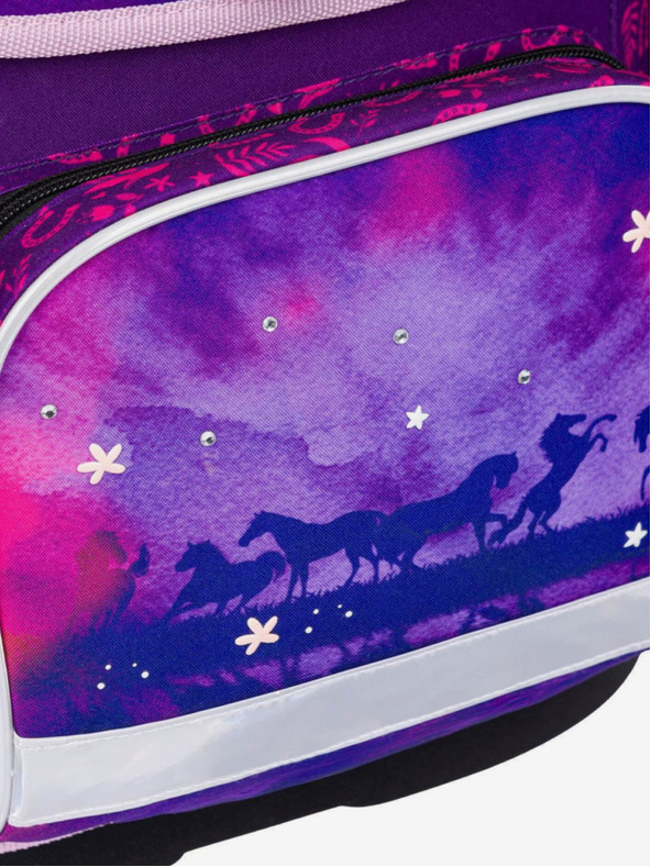BAAGL  Zaino scuola viola Ergo Baagl Horse