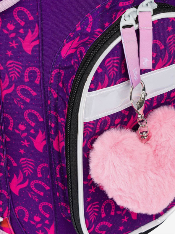 BAAGL  Zaino scuola viola Ergo Baagl Horse