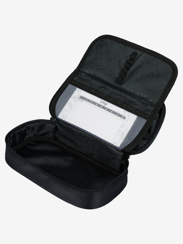 BAAGL  Set scuola nero - zaino, astuccio, borsa Baagl Skate Red