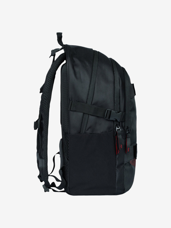 BAAGL  Set scuola nero - zaino, astuccio, borsa Baagl Skate Red