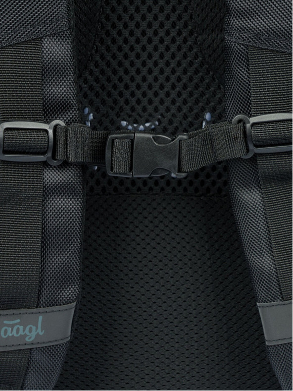 BAAGL  Set scuola nero - zaino, astuccio, borsa Baagl Skate Red