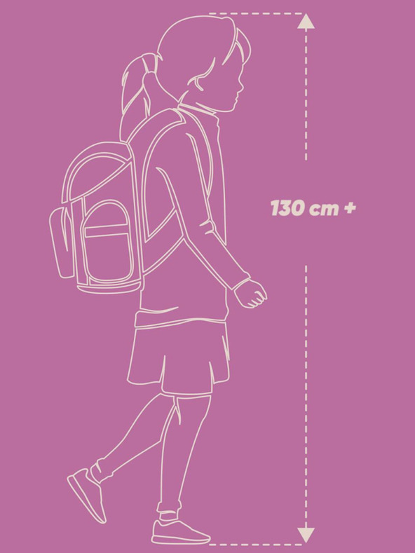 BAAGL  Zaino scuola viola Core Dreamcatcher Baagl