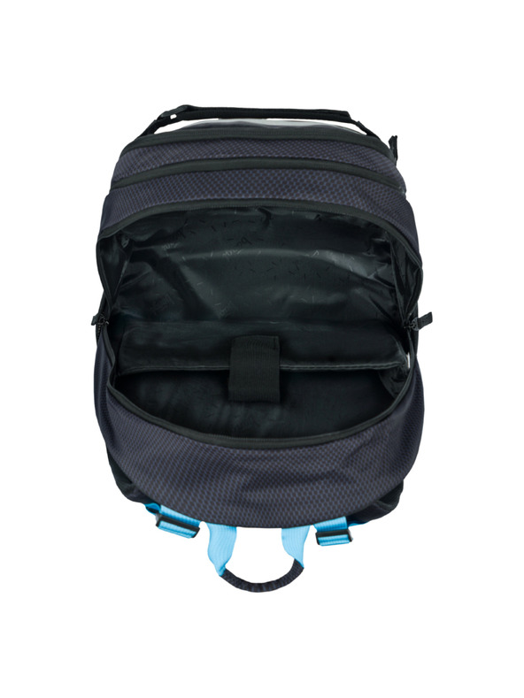 BAAGL  Zaino scuola nero Skate Bluelight Baagl