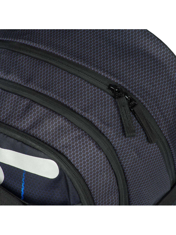 BAAGL  Zaino scuola nero Skate Bluelight Baagl