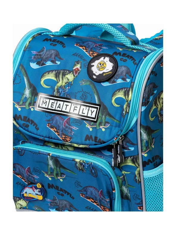 Meatfly Meatfly zaino scuola Alex Dino Petrol