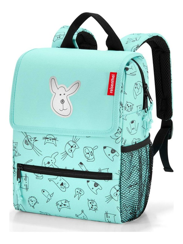 Reisenthel Zaino Reisenthel Backpack Kids Cats and dogs menta