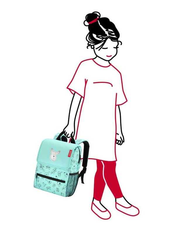 Reisenthel Zaino Reisenthel Backpack Kids Cats and dogs menta