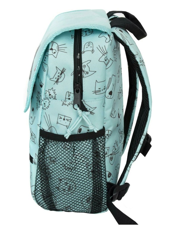 Reisenthel Zaino Reisenthel Backpack Kids Cats and dogs menta