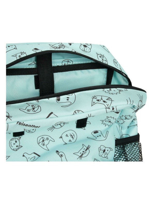Reisenthel Zaino Reisenthel Backpack Kids Cats and dogs menta