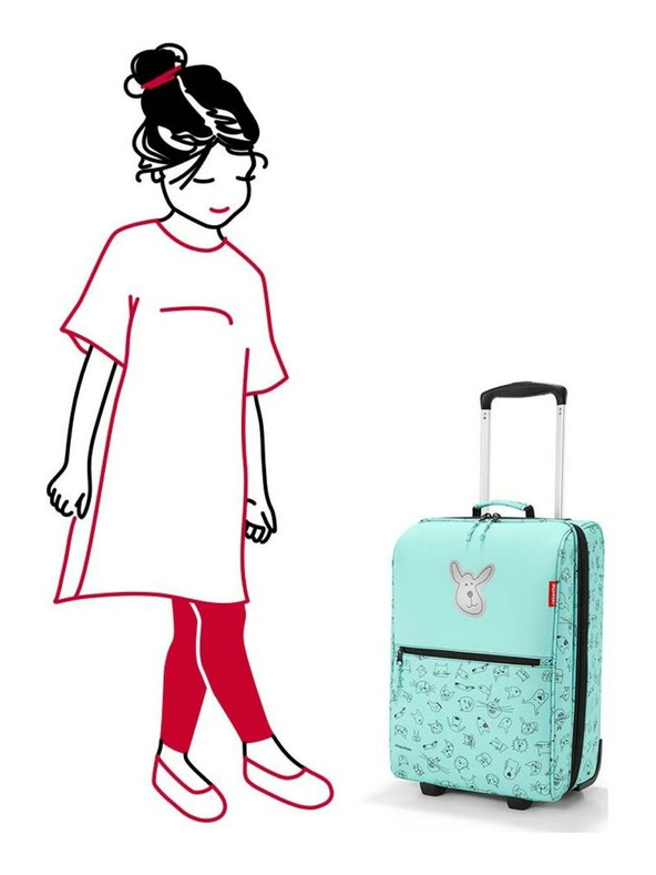 Reisenthel Valigia per bambini Reisenthel Trolley XS Kids Cats and dogs menta