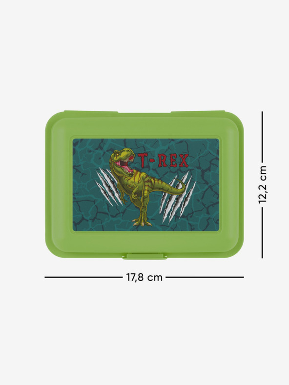 BAAGL  Scatola della merenda Baagl T-Rex verde