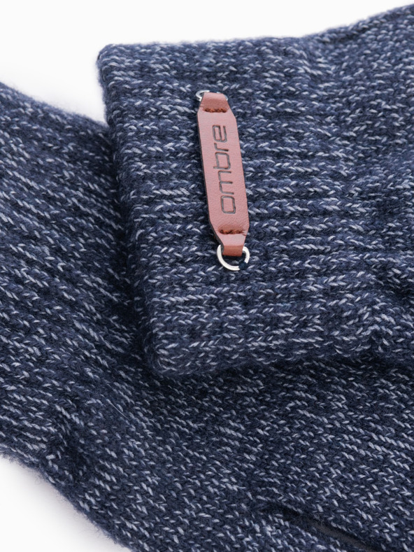 Ombre Clothing Guanti da uomo in maglia con lana Ombre Clothing