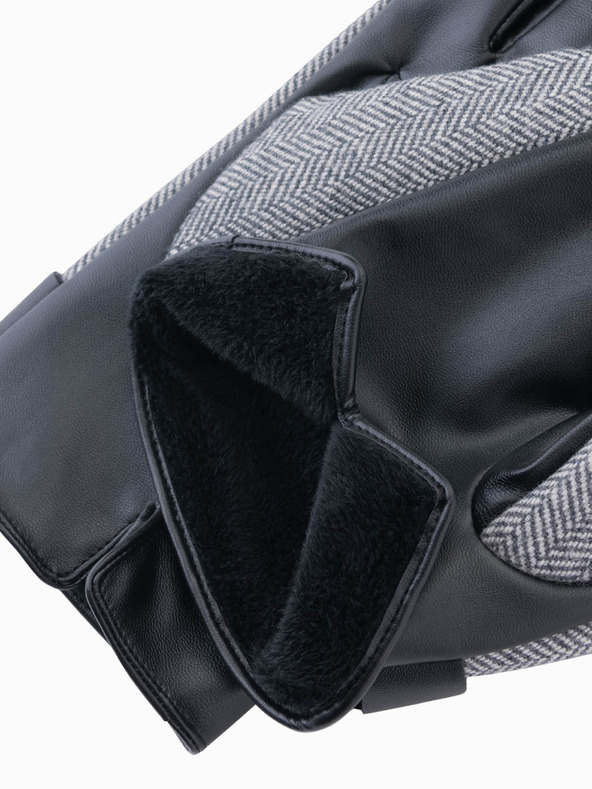 Ombre Clothing Guanti eleganti da uomo in misto lana Ombre Clothing