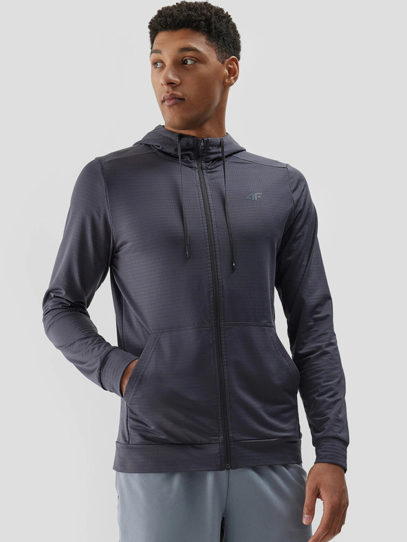 4F Felpa sportiva con cappuccio da uomo 4F