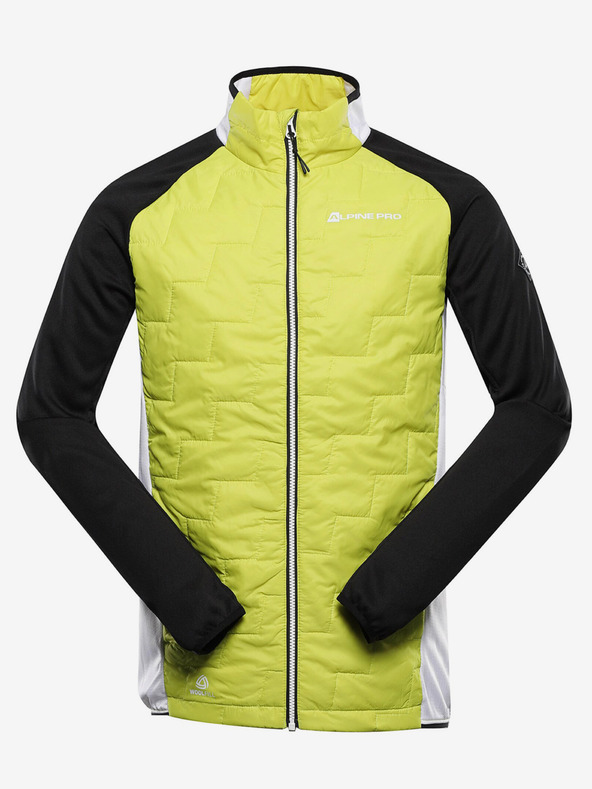 ALPINE PRO Felpa merino da uomo ALPINE PRO JORW verde