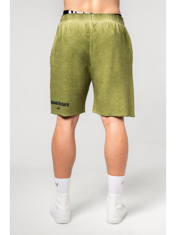 Nebbia Pantaloncini della tuta lavati NO BS 367 Nebbia