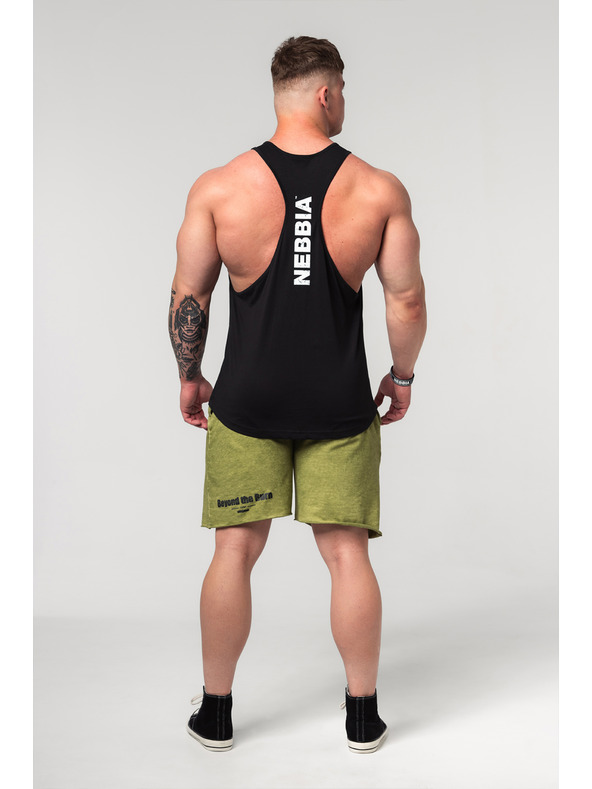 Nebbia Pantaloncini della tuta lavati NO BS 367 Nebbia