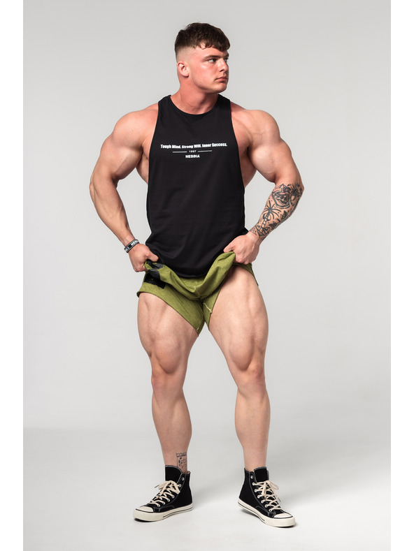 Nebbia Pantaloncini della tuta lavati NO BS 367 Nebbia