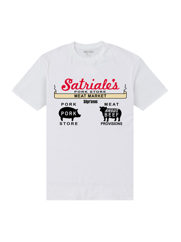 ZOOT.Fan Maglietta bianca HBO The Sopranos Satriales