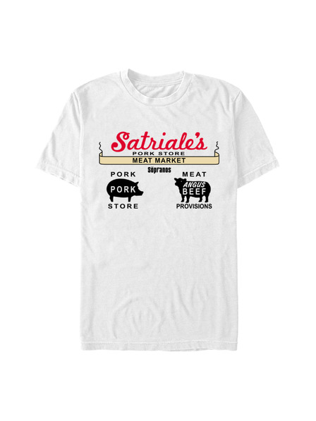 ZOOT.Fan Maglietta bianca HBO The Sopranos Satriales