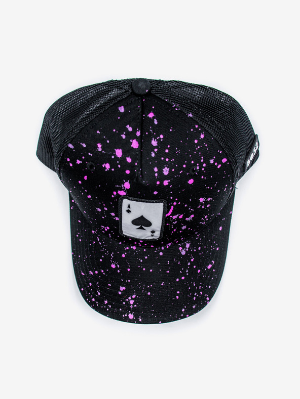 Be52 Cappellino Be52 Ace splash premium nero/rosa