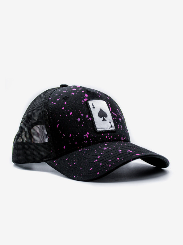 Be52 Cappellino Be52 Ace splash premium nero/rosa