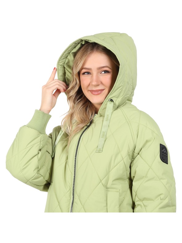 NAX Cappotto donna con impregnazione nax NAX NOPPA verde (pisello)