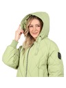 NAX Cappotto donna con impregnazione nax NAX NOPPA verde (pisello)