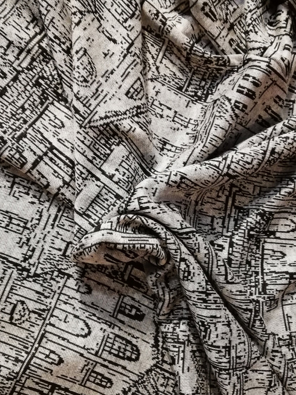 numoco Cappotto donna grigio fantasia con cappuccio e tasche Numoco