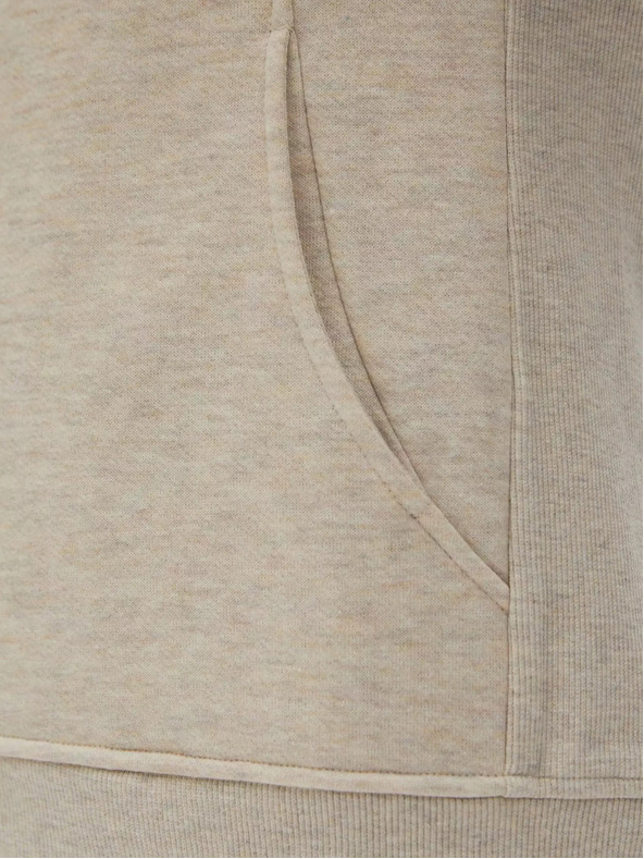 Moodo Felpa con cappuccio beige da donna Moodo