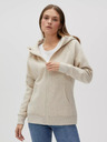 Moodo Felpa con cappuccio beige da donna Moodo