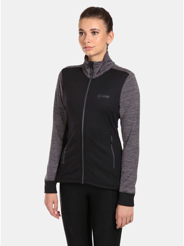 Kilpi Felpa sportiva funzionale da donna nera Kilpi SIREN-W