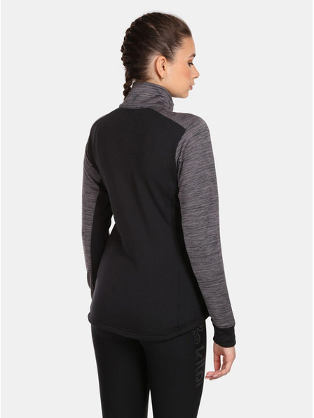 Kilpi Felpa sportiva funzionale da donna nera Kilpi SIREN-W
