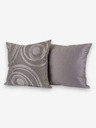 Kvalitex Cuscino grigio Cerchi 50x50cm Kvalitex