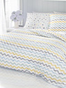 Kvalitex Biancheria da letto in cotone francese Delux 220x200, 70x90cm Duo blu Kvalitex