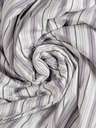 Kvalitex Lenzuolo con angoli in cotone 100x200cm a righe viola Kvalitex