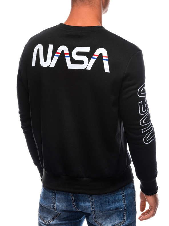 Edoti EDOTI Felpa con cappuccio da uomo, nera