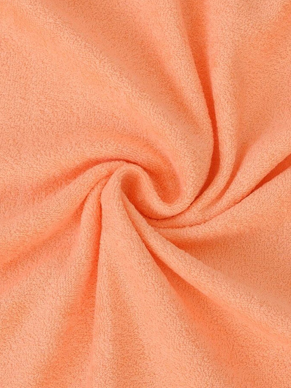 Kvalitex Lenzuolo in spugna 220x200cm salmone Kvalitex