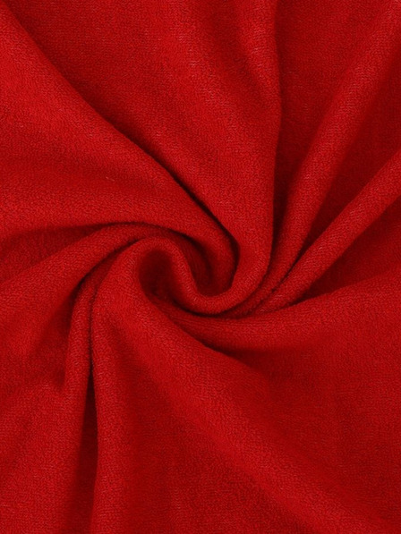 Kvalitex Lenzuolo in spugna 220x200cm rosso Kvalitex