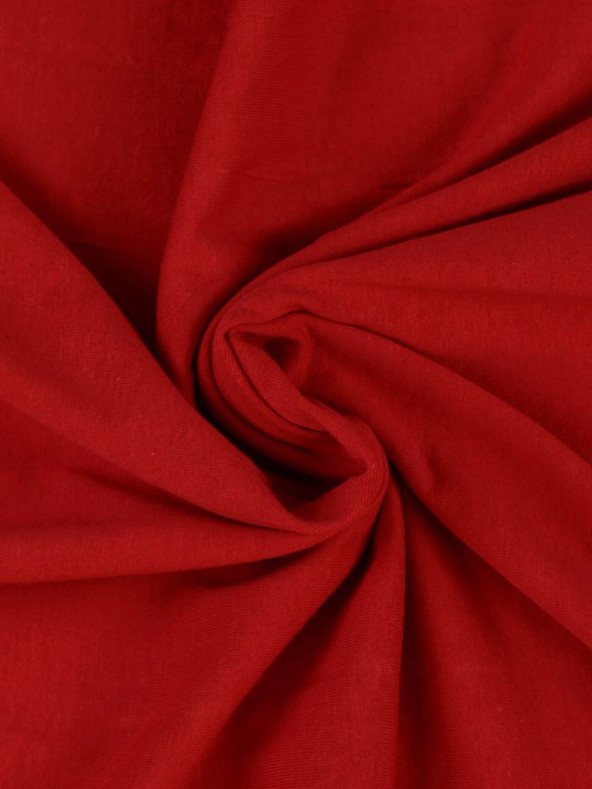 Kvalitex Lenzuolo jersey 160x200cm rosso Kvalitex