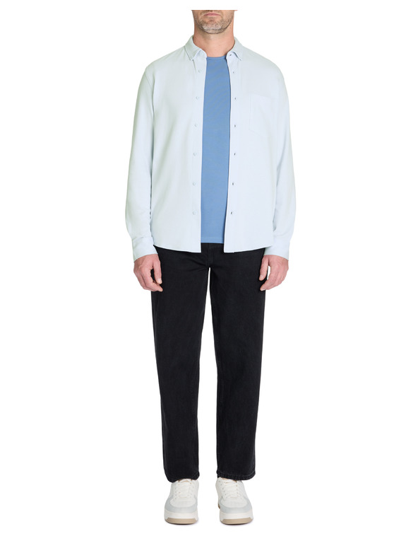 Celio Camicia Celio Lapic da uomo blu chiaro
