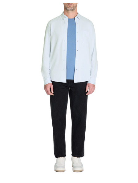 Celio Camicia Celio Lapic da uomo blu chiaro