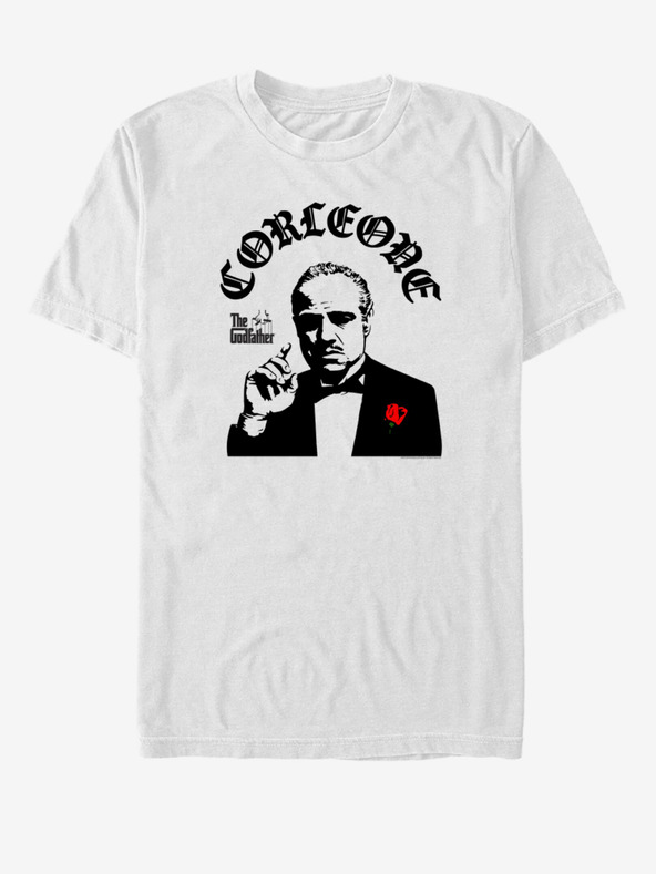 ZOOT.Fan Maglietta unisex bianca ZOOT.Fan Paramount Corleone Stencil